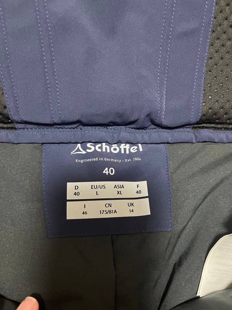 新品未使用 ショッフェル スノーボードウェア スキーウェア ネイビー