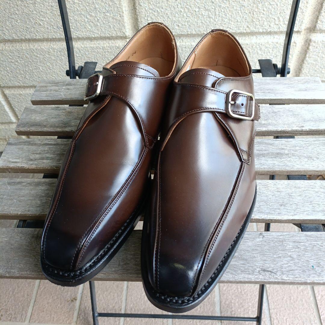 【 REGAL 】シングルモンクストラップ ビジネスシューズ