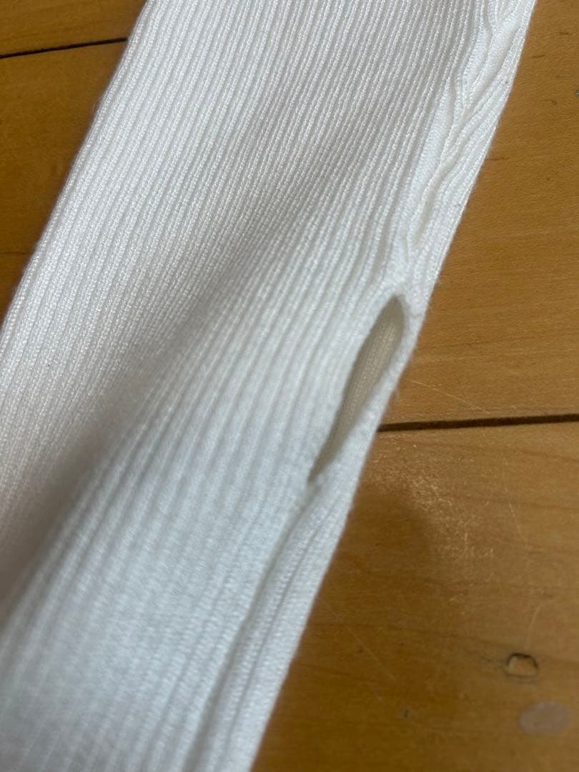 【美品】maison celon rib knit docking dress