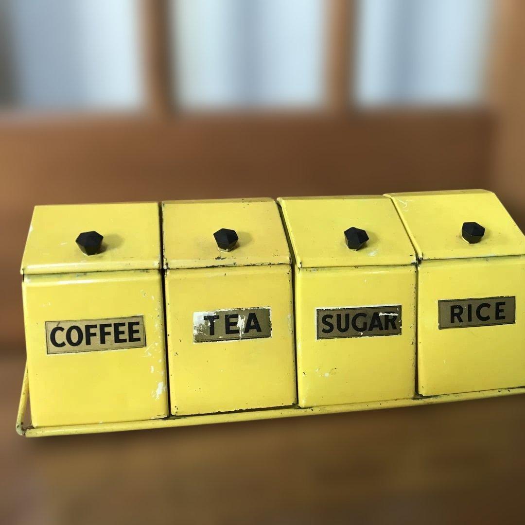 ビンテージ　キャニスターセット　ガレージ収納