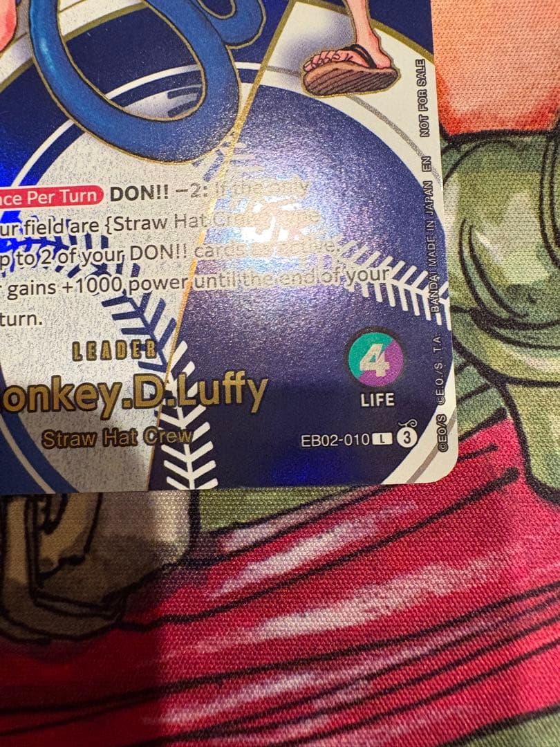 ドジャースコラボ　ONE PIECE モンキー・D・ルフィ カード