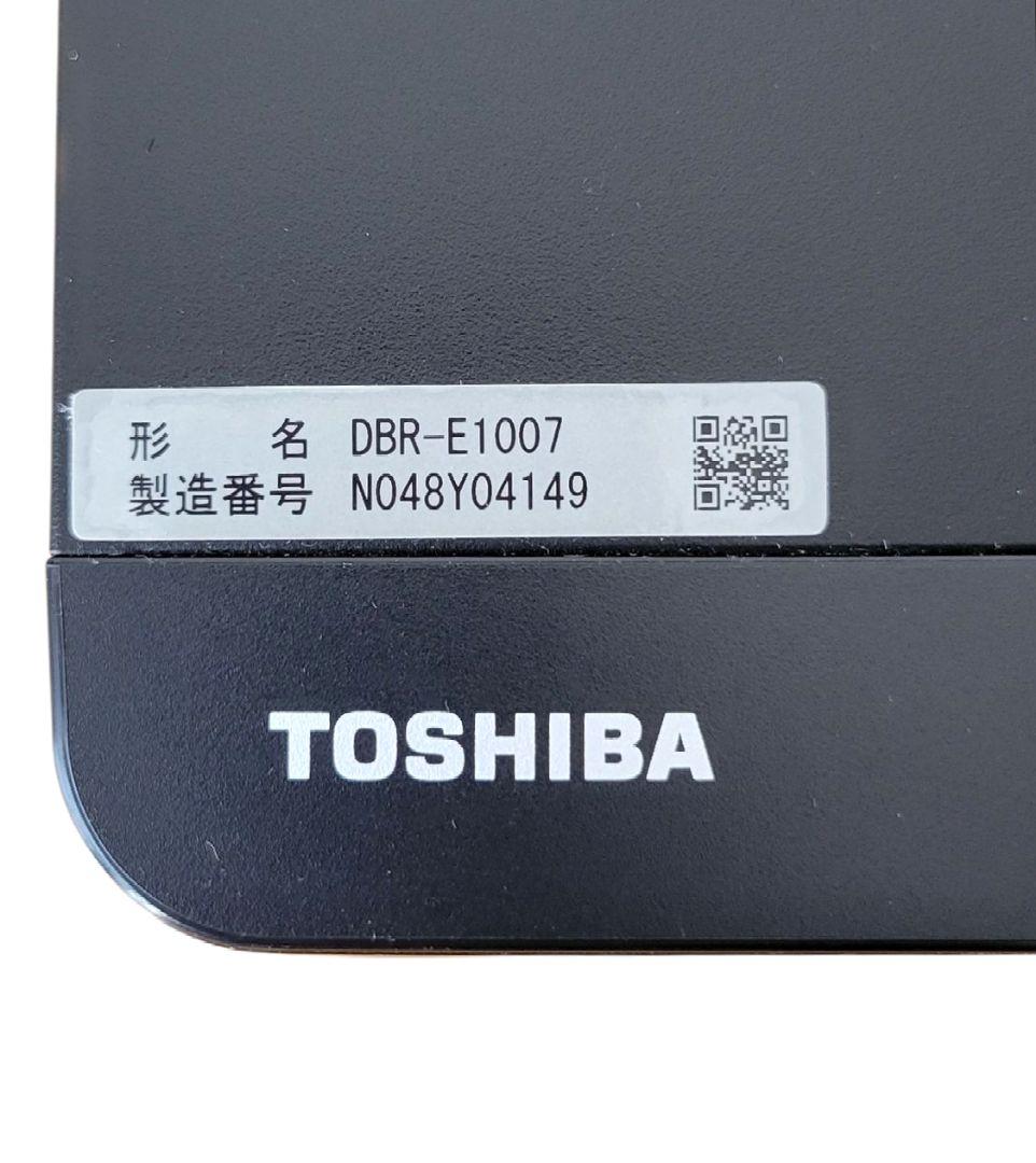 【美品】18年製　東芝 REGZAブルーレイ 形名:DBR-E1007