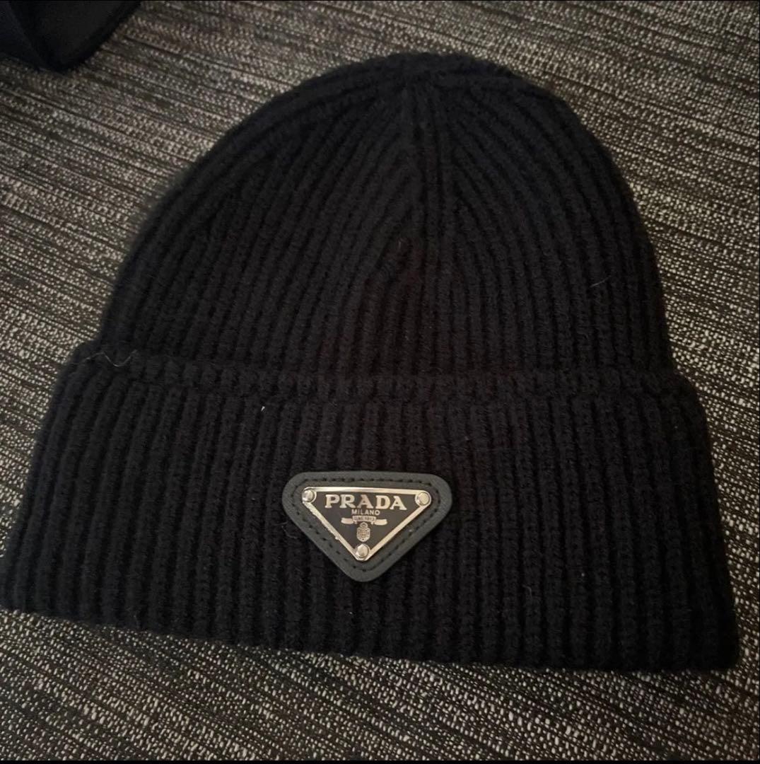 ブラック ニット帽