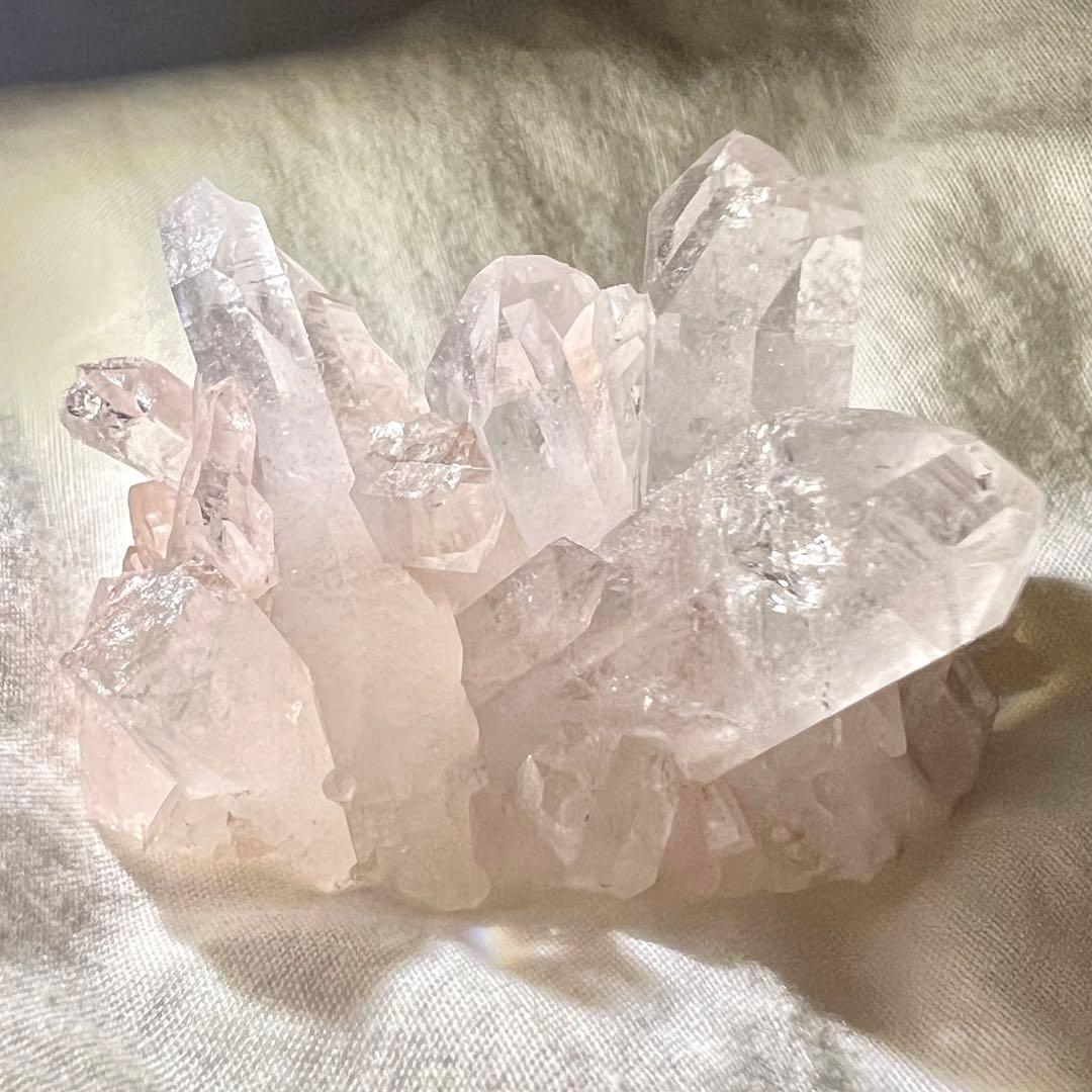 ピンクレムリアンクォーツクラスター