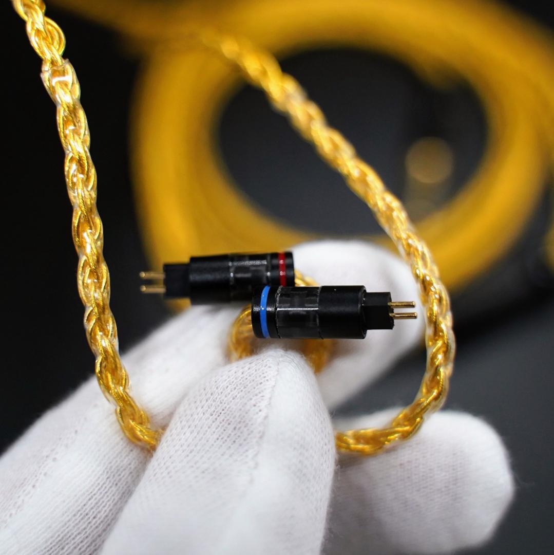 超希少!最高スペック16芯 金メッキケーブル 2pin / 4.4mm L字