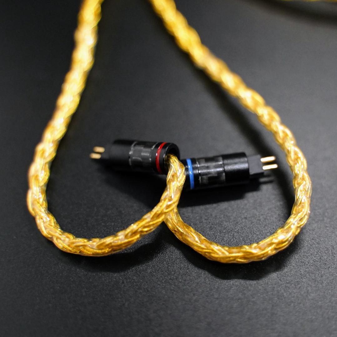 超希少!最高スペック16芯 金メッキケーブル 2pin / 4.4mm L字