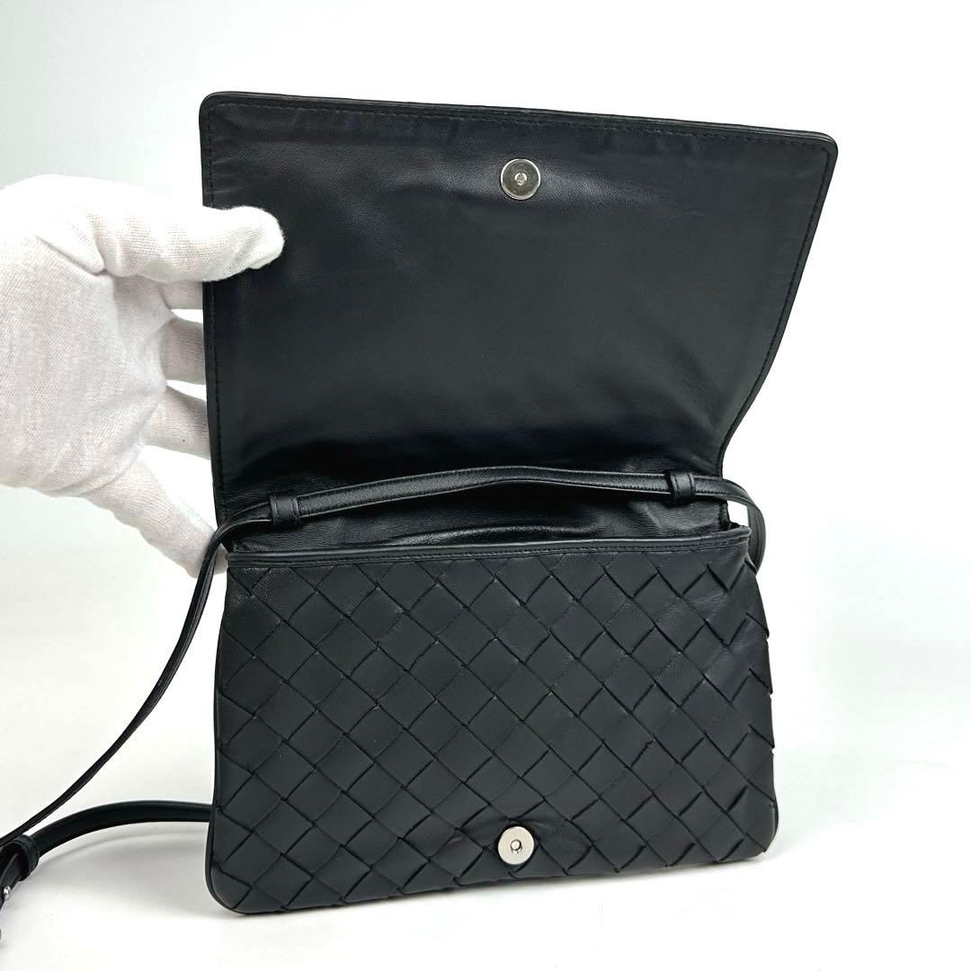 専用■ボッテガヴェネタ マキシイントレチャート ショルダーバッグ ラムスキン