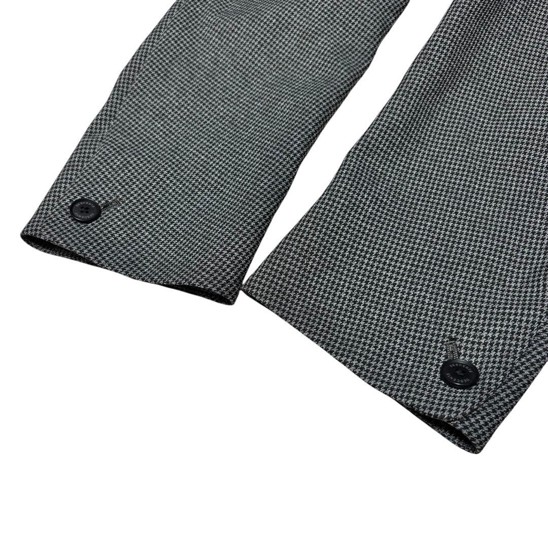 美品 XL DESCENTE デサント スーツ セットアップ ストレッチ 千鳥柄