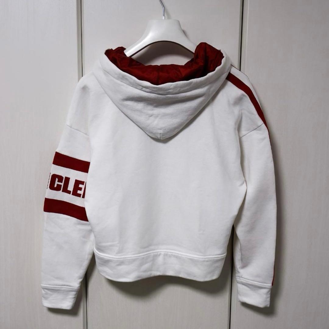MONCLER モンクレール 袖ロゴ パーカー サイズXS レディース