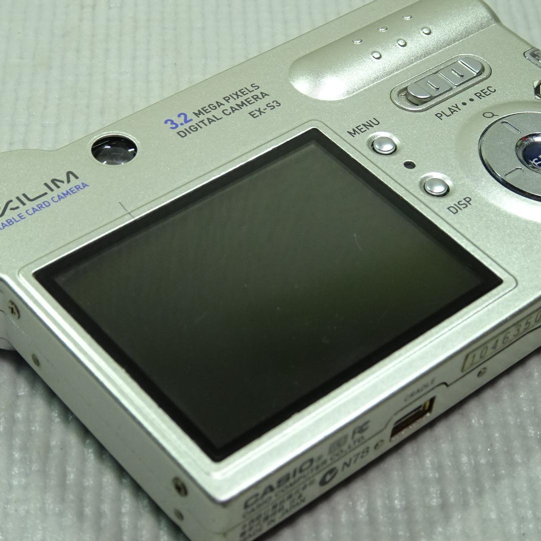 カシオ EXILIM EX-S3 デジカメ 超軽量 バッテリー新品 SD2GB