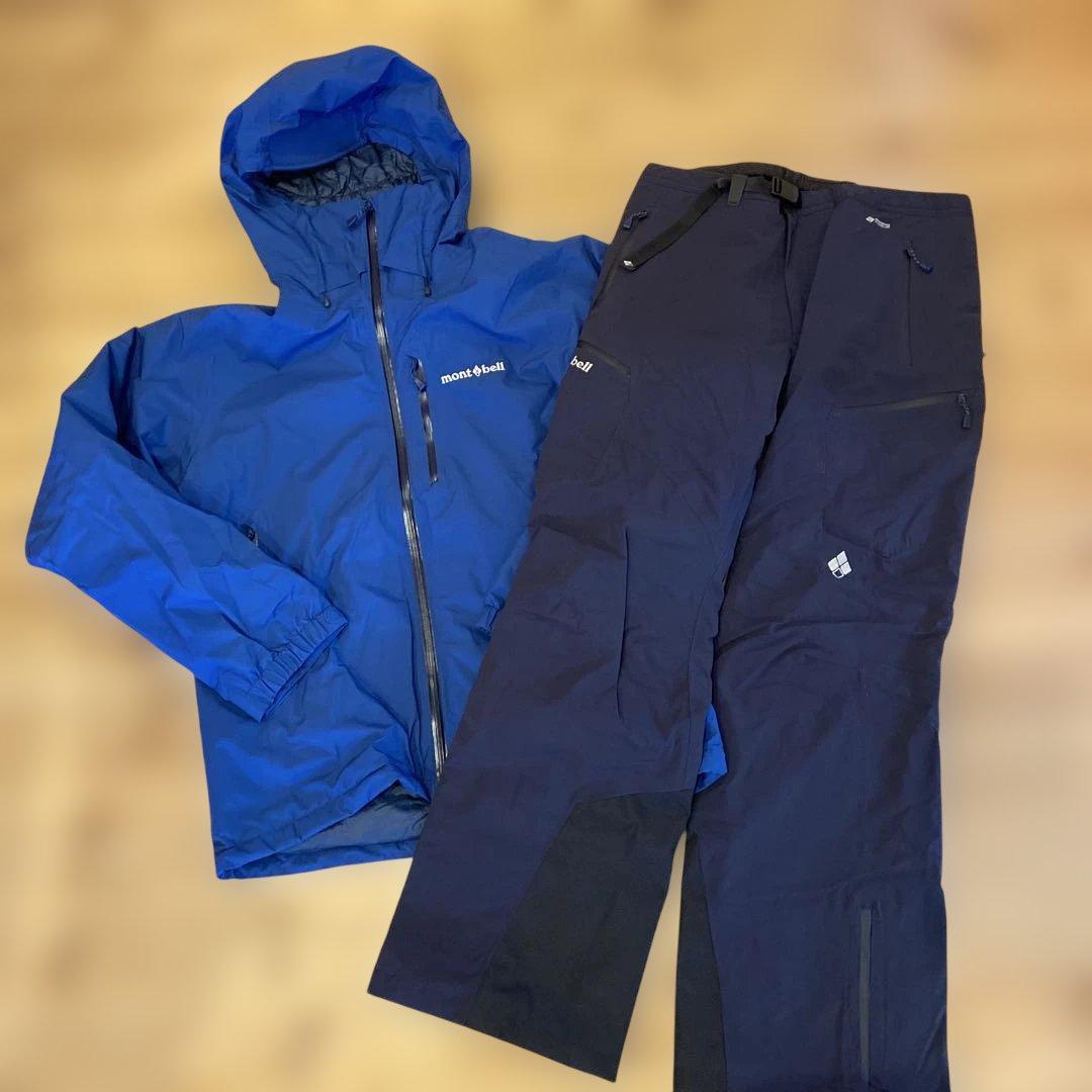 mont-bell パウダーグライドパーカーパンツセット Lサイズ