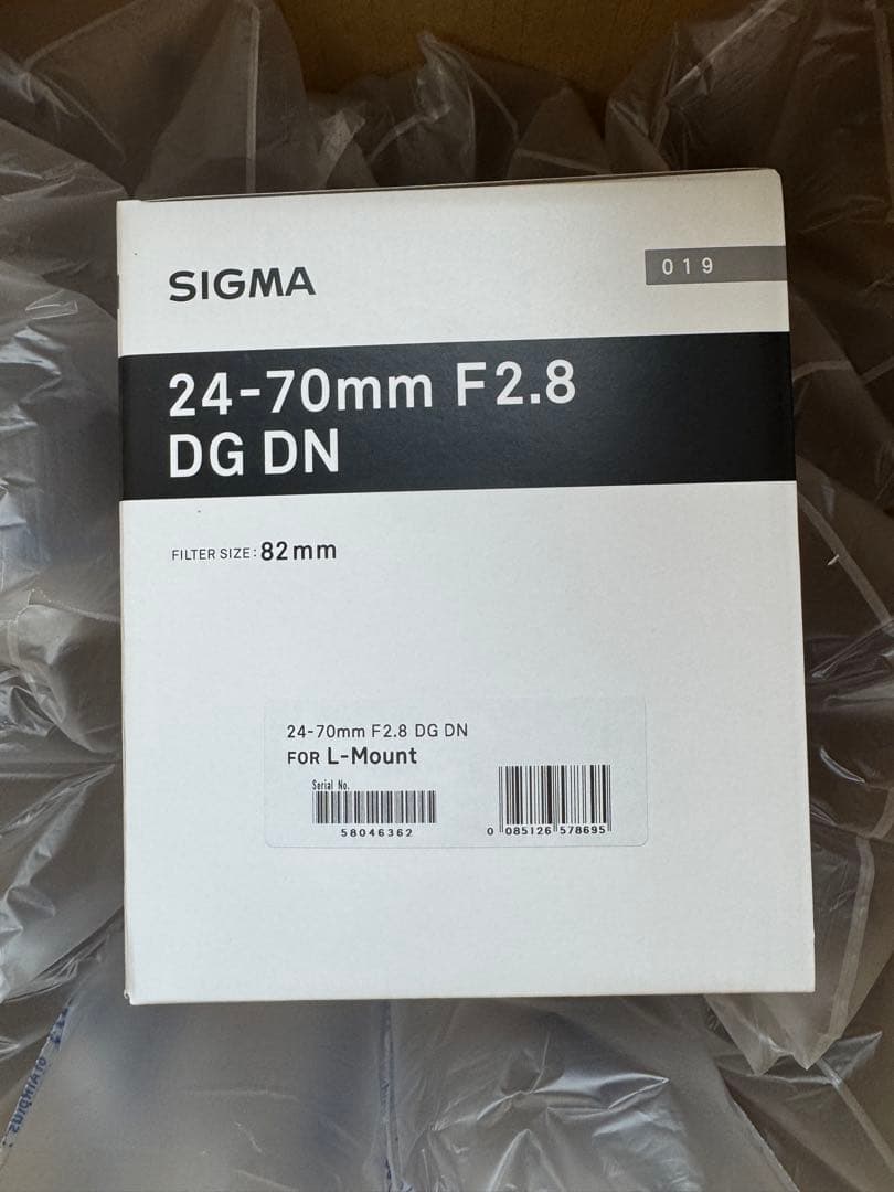 新品 SIGMA 24-70mm F2.8 DG DN | Art Lマウント