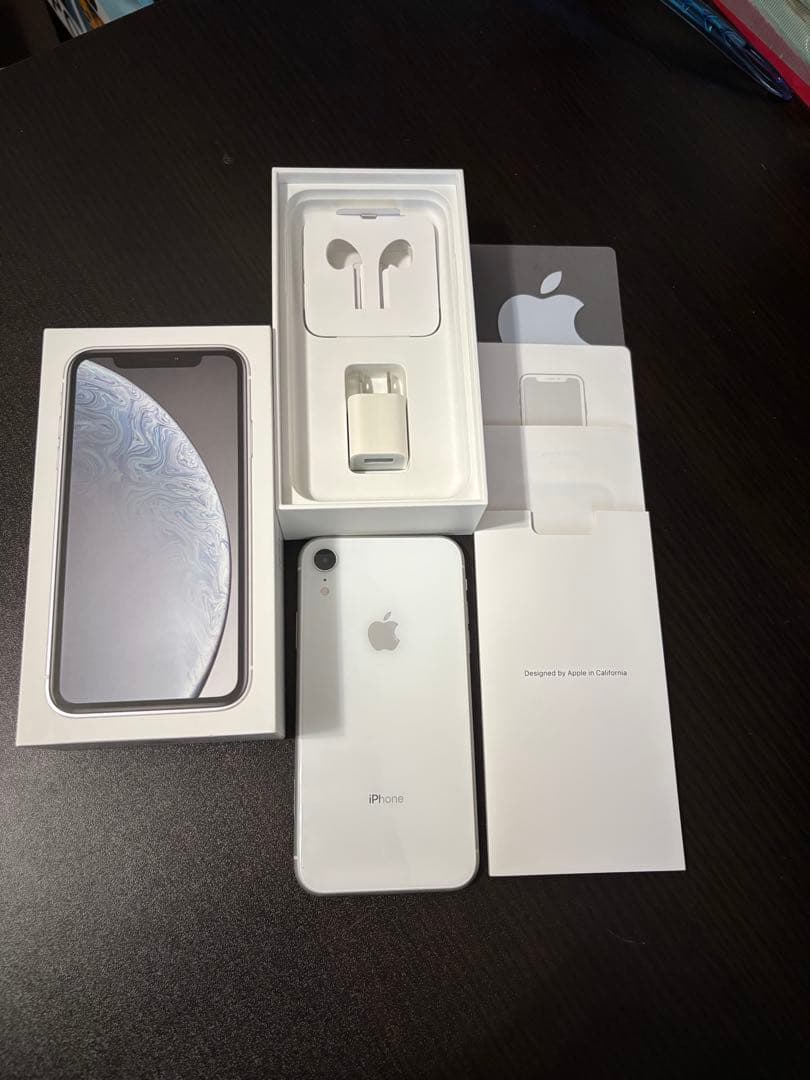 Apple iPhone XR ホワイト 本体と付属品　256GB S