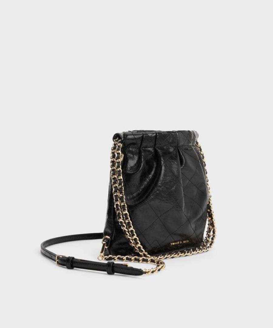 CHARLES & KEITH Duo チェーンハンドルツーウェイバックパック