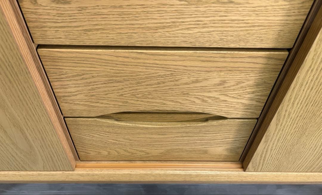 【送料込】【中古品】レッドオーク 120サイドボード