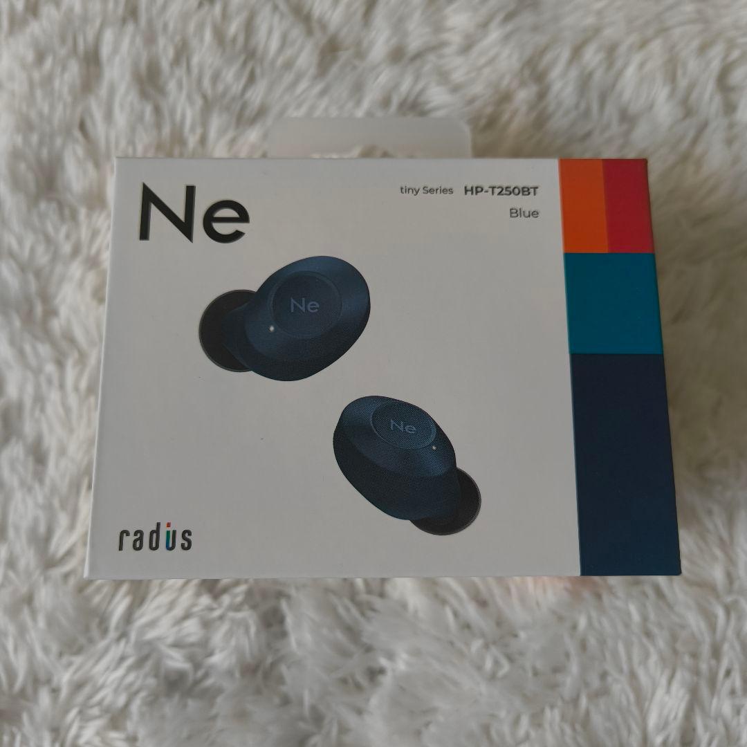 【新品未開封】radius HP-T250BT ワイヤレスイヤホン 青