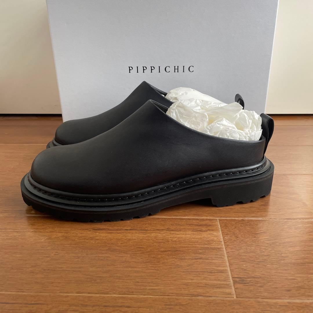 PIPPICHIC ブラック スリッポン38 PP25-HAILEY SLP 7