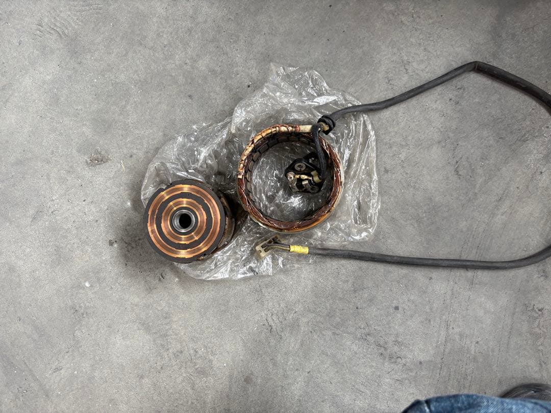 国内物（RC04）CB750F 実動ダイナモ ジェネレーターコイル ステーター