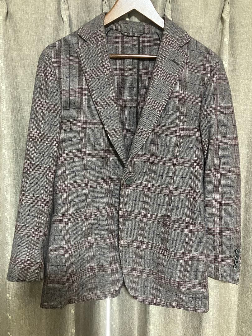 ベルベスト/Belvest ジャケット　46 グレーブラウン　カシミア混