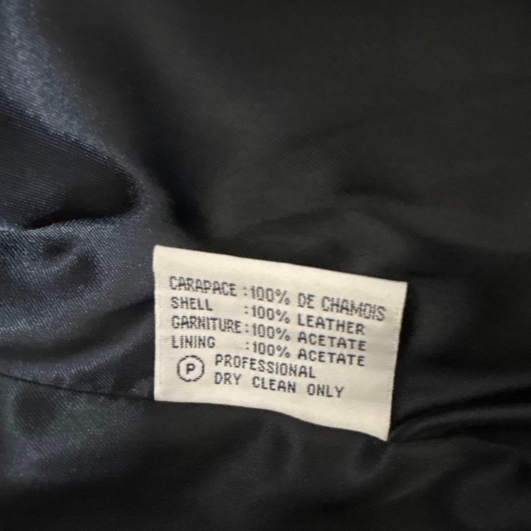 CHEVIGNON シェビニオン　レザーライダースジャケット　シングル　ベルト