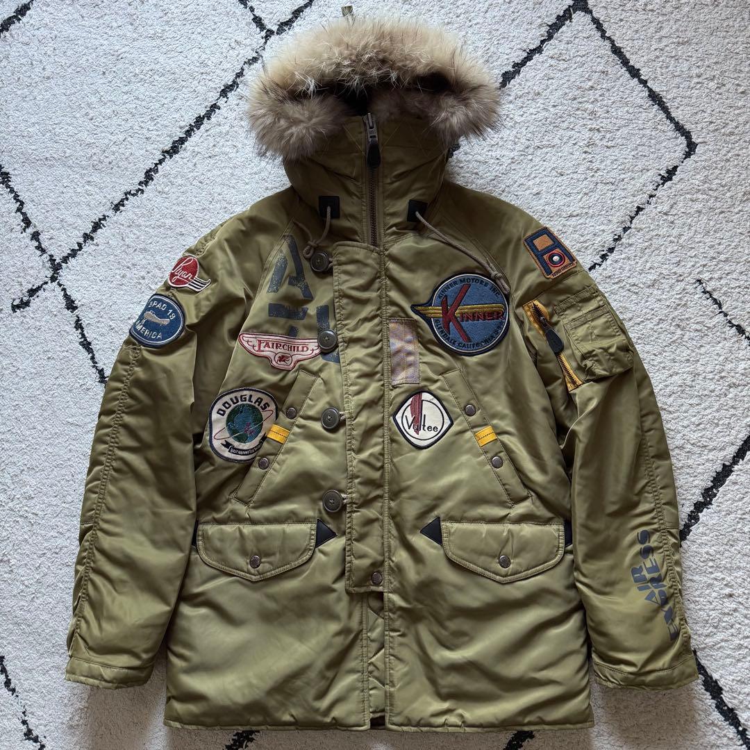 AVIREX N-3B フライトジャケット A.C.Cパッチド エアフォース　M