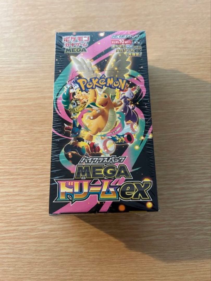 【納品書付き】 ポケカMEGAドリームEX 1BOX 新品未開封 シュリンク付き