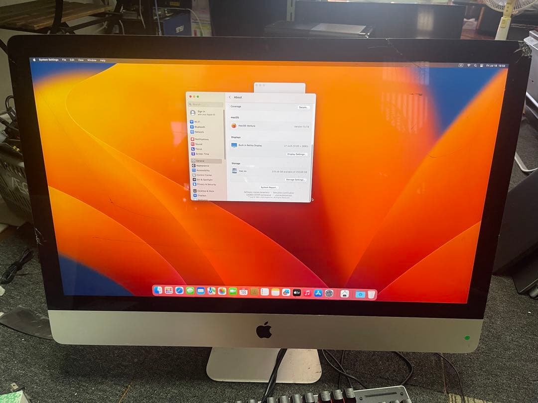 iMac Retina 5K 27インチ 2017年モデル ジャンク