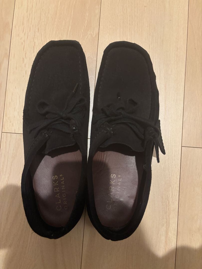 CLARKS 黒 ワラビー