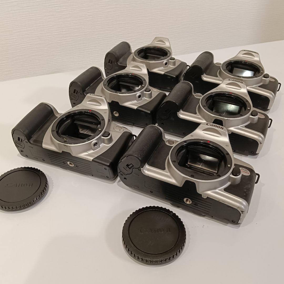 Canon EOS Kissフィルムカメラ 本体6台　キャップ2個付き