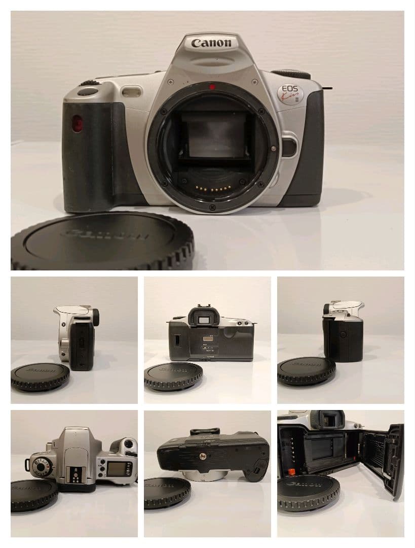 Canon EOS Kissフィルムカメラ 本体6台　キャップ2個付き