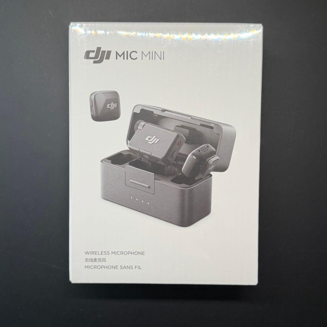 【新品・未開封】DJI MIC MINI ワイヤレスマイクロフォン
