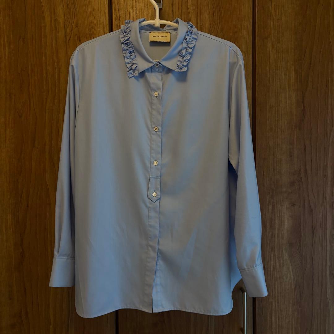 UNITED ARROWS ミニフリルシャツ