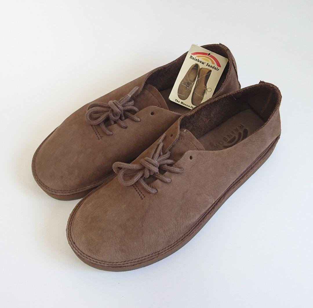 ようすけさん レインボーサンダル✨モカシュー US8 エスプレッソ ブラウン