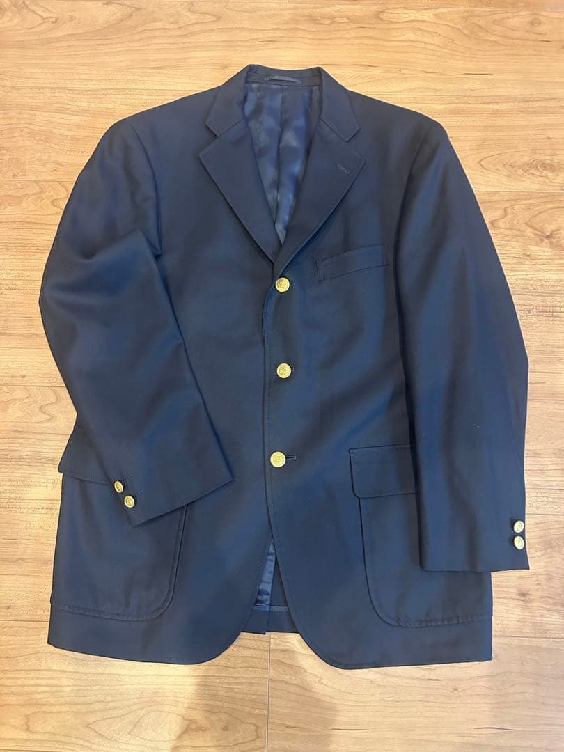 J.PRESS ジェイプレス AB7 紺ブレザージャケット 金ボタン 180