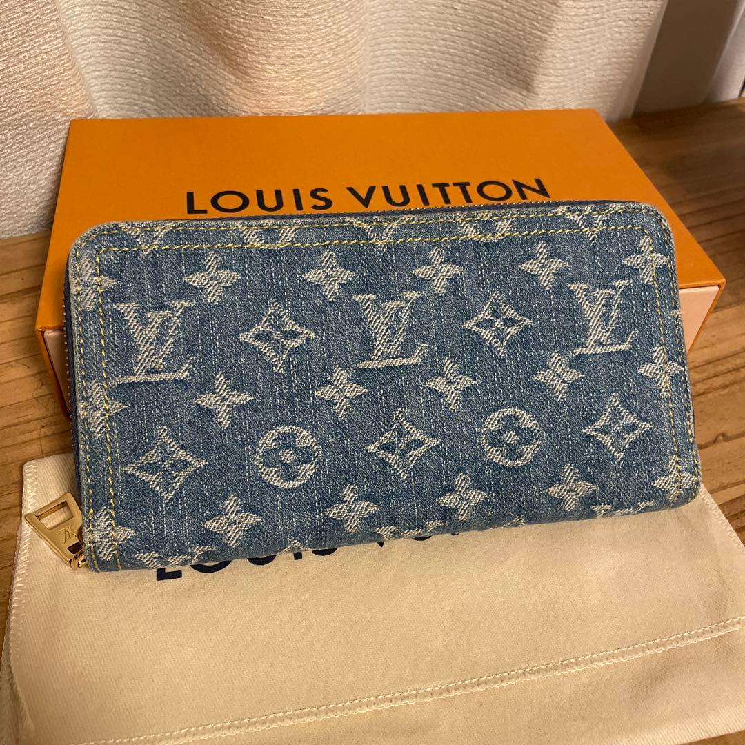 ルイヴィトン　デニム　ジッピーウォレット