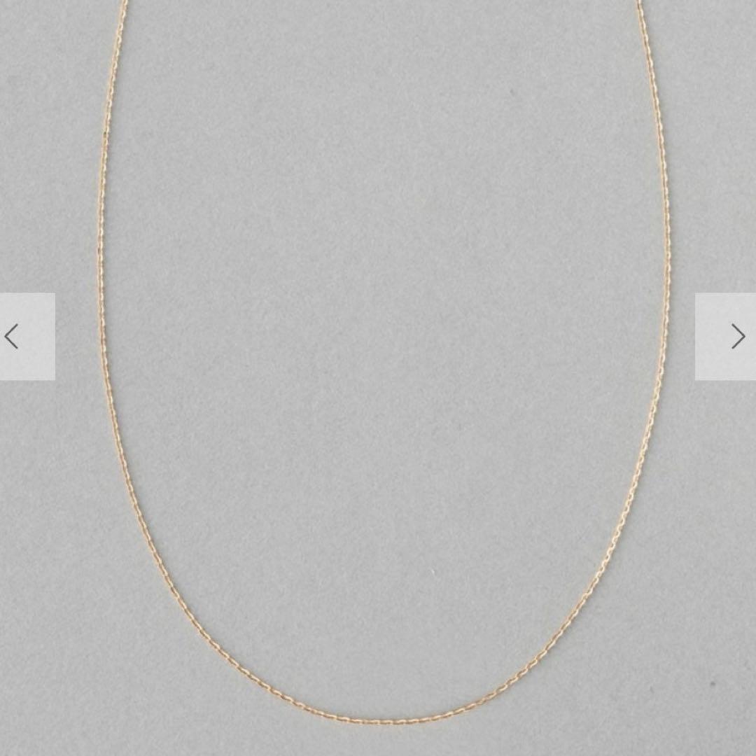 ete K18YG ミラーカットチェーン ネックレス 美品