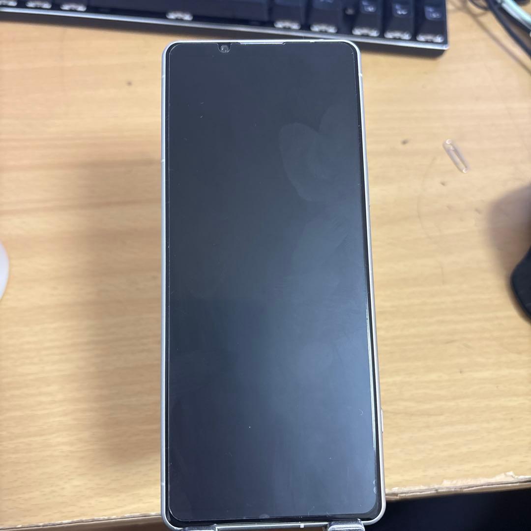 交渉あり　SONY Xperia 5iv ホワイト 本体 sog09