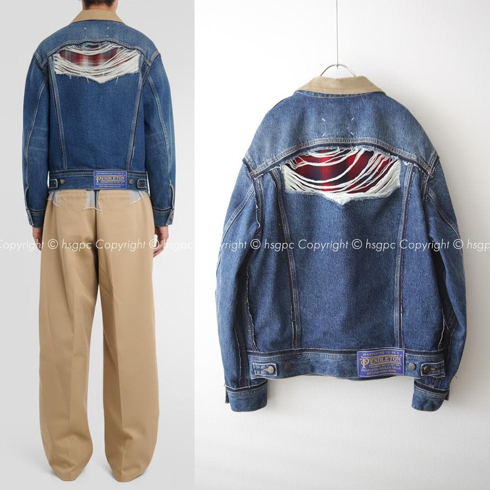 【定価34万】maison margiela ペンドルトン デニムジャケット