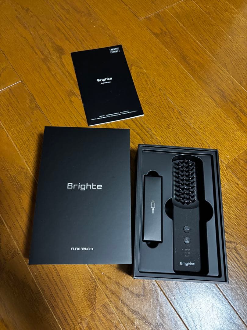 電気バリブラシ　顔と頭皮　最新型　Brighte LED美顔器