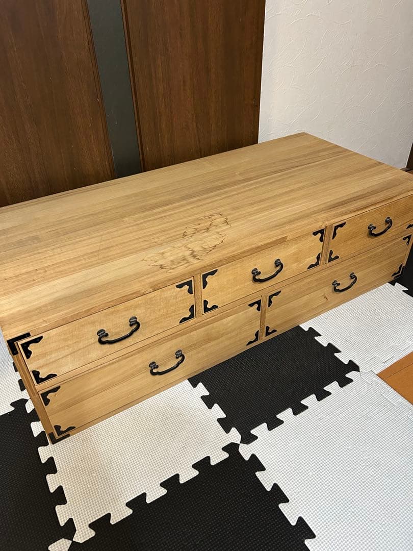 桐たんす　箪笥　2段　和服　着物　押入れ収納