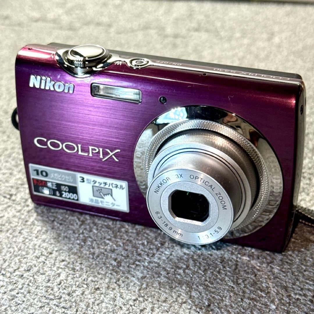 美品 Nikon coolpix S230 バッテリーx2個付き