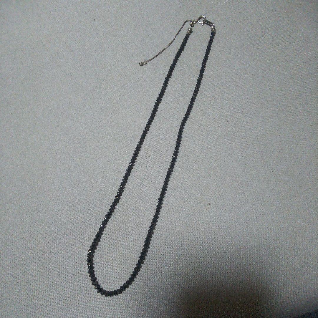Ｋ18WG ブラックダイヤモンドネックレス 25.02ct