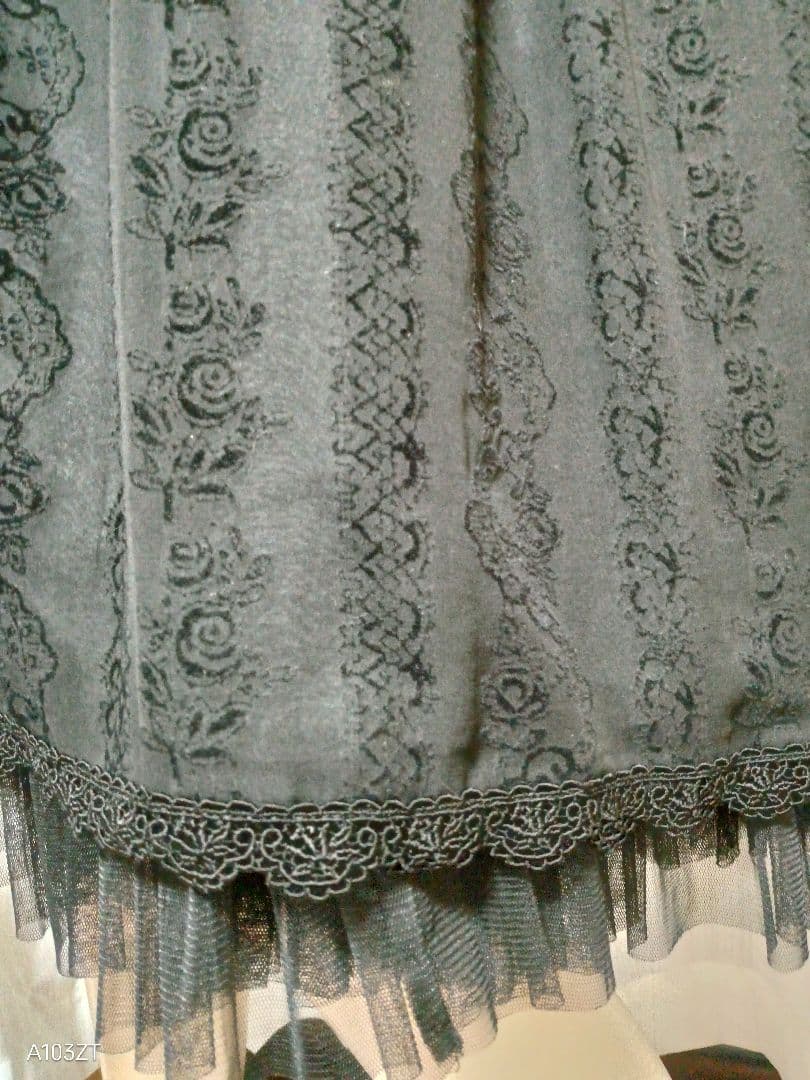 す*︎様 Moi-meme-Moitie 薔薇シフォンワンピース アームカバー