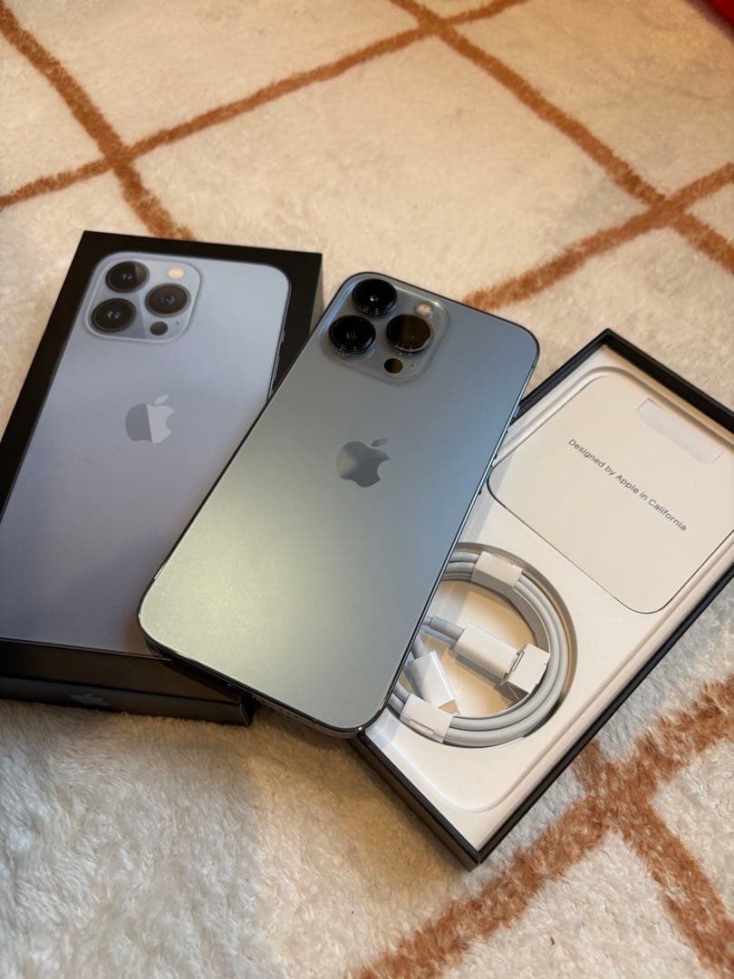 Apple iPhone 13 Pro 128GB シエラブルー【美品箱付】