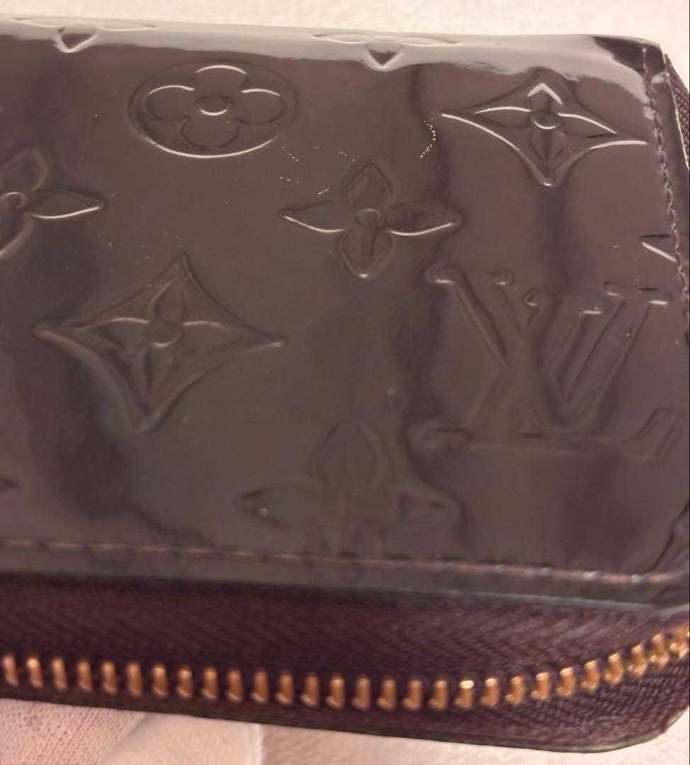 Louis Vuitton ヴェルニ長財布 パープル