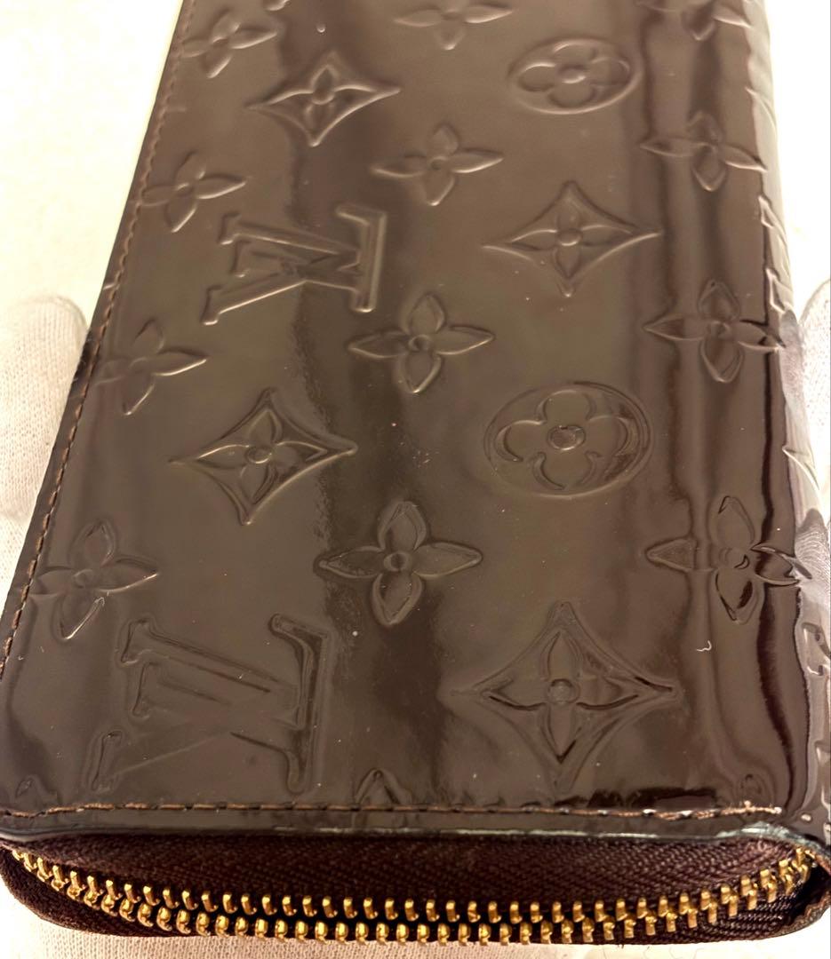 Louis Vuitton ヴェルニ長財布 パープル
