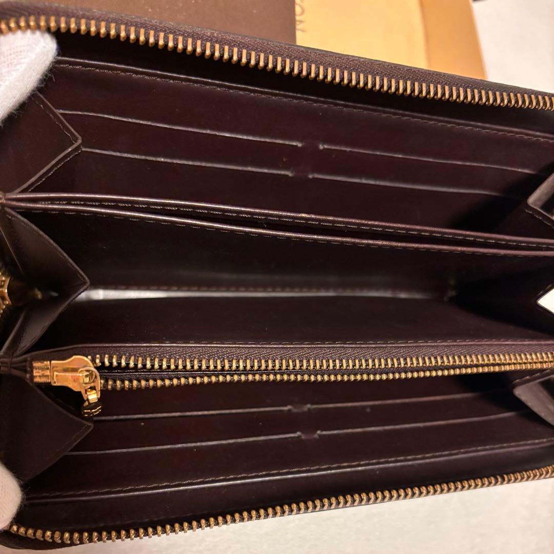 Louis Vuitton ヴェルニ長財布 パープル