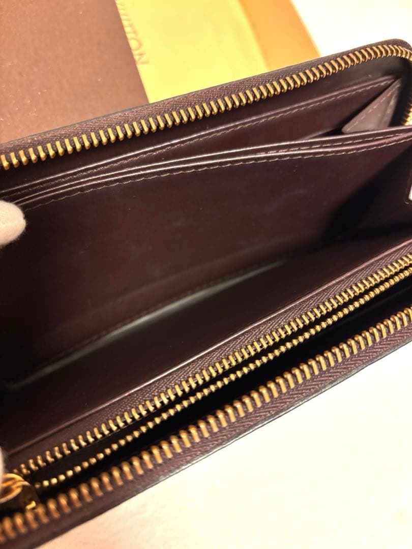 Louis Vuitton ヴェルニ長財布 パープル