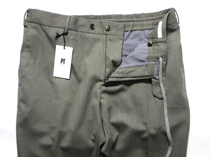 マウンテン 新品PT TORINO Travelウォッシャブルウールパンツ