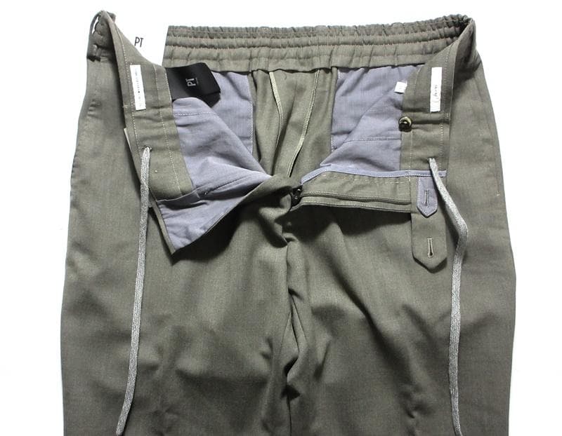 マウンテン 新品PT TORINO Travelウォッシャブルウールパンツ